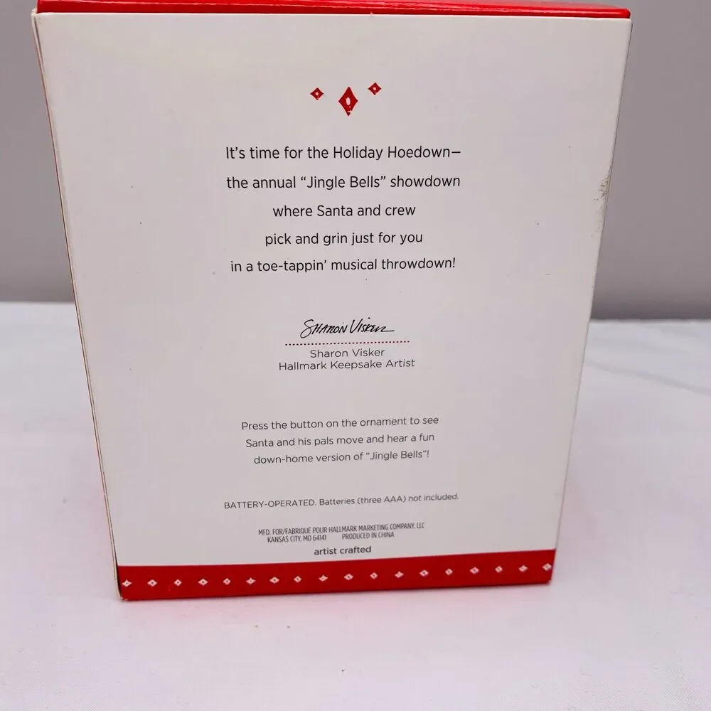 Hallmark Keepsake Ornament Holiday Hoedown‎ Sound and Motion Works